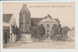 CERNAY LA VILLE - YVELINES - L'EGLISE ET LA MAIRIE - Cernay-la-Ville