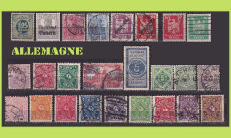 Beau Lot 25 Timbres Anciens D’Allemagne - Lots & Kiloware (mixtures) - Max. 999 Stamps
