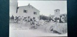 06 , Cannes , Ile Sainte Marguerite , L'entrée Du Fort Début 1900........vue Peu Courante - Cannes