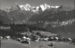 12022787 Beatenberg Thunersee Eiger Moench Jungfrau Berner Alpen Beatenberg - Autres & Non Classés