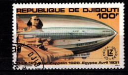 - DJIBOUTI - 1980 - YT N° PA 144 - Oblitéré - Graf Zeppelin - Dschibuti (1977-...)