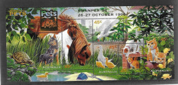 Australia 1996 MNH Pets MS 1651 Overprint Swanpex 96 - Nuovi
