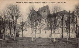 50 , Cpa  Abbaye De Saint SAUVEUR Le VICOMTE , L'Eglise , Coté Sud-Est  (15087.V.24) - Saint Sauveur Le Vicomte