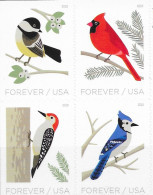 USA 2018 MiNr. 5537 - 5540 Etats-Unis United States Birds In Winter    4v   MNH** 25,00 € - Other & Unclassified