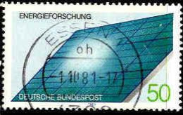 RFA Poste Obl Yv: 933 Mi:1101 Energieforschung (TB Cachet à Date) Essen 1-10-81 - Oblitérés