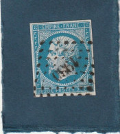 ///   FRANCE /// N° 14 Bleu 20cts  Bleu  2666  --- 1980 MEULAN - 1853-1860 Napoléon III.