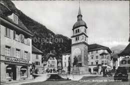 11949017 Altdorf UR Dorfplatz Mit Telldenkmal Altdorf UR - Other & Unclassified