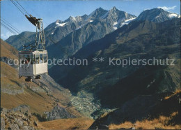 11948647 Zermatt VS Schwarzseebahn Mit Blick Auf Dorf Und Mischabelgruppe  - Altri & Non Classificati