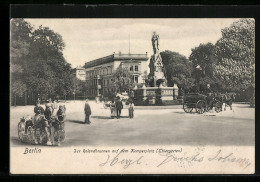 AK Berlin, Der Rolandbrunnen Auf Dem Kemperplatz (Tiergarten)  - Dierentuin