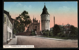 AK Rastatt, Einsiedlerkapelle Und Wasserturm  - Rastatt