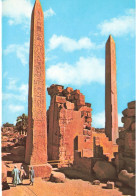 EGYPTE - Karnak - Obélisques De Tothmes III Et De La Reine Hatchepsout - Colorisé - Animé - Carte Postale - Other & Unclassified