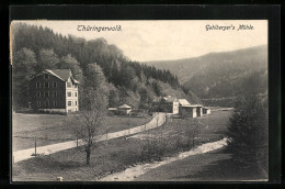 AK Gehlberg In Thür., Gehlberger`s Mühle Aus Der Vogelschau  - Andere & Zonder Classificatie