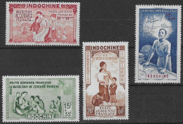 INDOCHINE Poste Aérienne N°20 à 22 ** + 23 **  Neufs Sans Charnière Luxe MNH - Unused Stamps