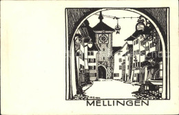 11944997 Mellingen AG Tor Brunnen Strassenansicht  Mellingen AG - Autres & Non Classés