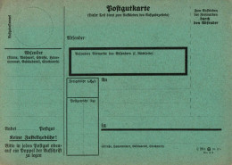 H2331 - Postgutkarte Paketkarte Post - Other & Unclassified