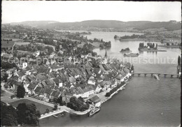 11944457 Stein Rhein Mit Insel Werd Und Untersee Fliegeraufnahme Stein Am Rhein - Altri & Non Classificati