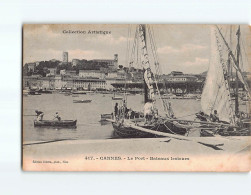 CANNES : Le Port, Bateaux Lesteurs - Très Bon état - Cannes