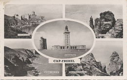 X9010 CAP FREHEL FORT DE LATTE NOUVEAU PHARE POINTE EXTREME LES HOULES COTE DU JARS FAUCONNIERE MULTIVUES LIGHTHOUSE - Sonstige & Ohne Zuordnung