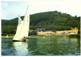 CPSM 10.5 X 15 Puy De Dôme Camping-Plage De Confolant   Plan D'eau Des FADES-BESSERVE    Miremont   Dériveur  Voile - Autres & Non Classés