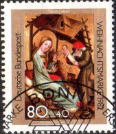 RFA Poste Obl Yv: 993 Mi:1161 Weihnachtsmarke Meister Bertram Um 1380 (TB Cachet Rond) (Thème) - Natale