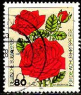 RFA Poste Obl Yv: 984 Mi:1152 Wohlfahrtspflege Bourbonrose (Beau Cachet Rond) (Thème) - Rozen