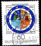RFA Poste Obl Yv: 987 Mi:1155 400 Jahre Gregorianischer Kalender (Beau Cachet Rond) (Thème) - Astrologia