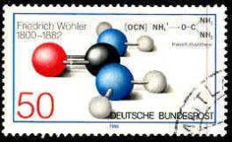 RFA Poste Obl Yv: 981 Mi:1148 Friedrich Wöhler Chimiste (Beau Cachet Rond) (Thème) - Chimica