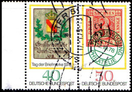 RFA Poste Obl Yv:P 827 Mi:981P Tag Der Briefmarke (Beau Cachet Rond) (Thème) - Dag Van De Postzegel