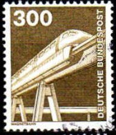 RFA Poste Obl Yv: 968 Mi:1138 Magnetbahn (Obli. Ordinaire) (Thème) - Treinen