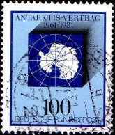 RFA Poste Obl Yv: 946 Mi:1117 Antarktis-Vertrag (cachet Rond) (Thème) - Traité Sur L'Antarctique