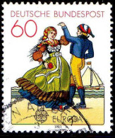 RFA Poste Obl Yv: 929 Mi:1097 Europa Folklore Allemagne Du Nord (Beau Cachet Rond) (Thème) - Kostüme