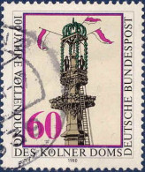RFA Poste Obl Yv: 910 Mi:1064 Vollendung Des Kölner Doms (cachet Rond) (Thème) - Eglises Et Cathédrales