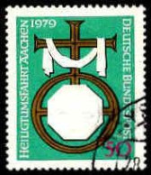 RFA Poste Obl Yv: 863 Mi:1017 Heiligtumsfahrt Aachen (Beau Cachet Rond) (Thème) - Christentum