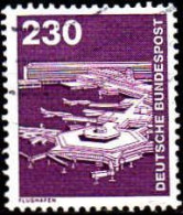 RFA Poste Obl Yv: 854 Mi:994 Flughafen Frankfurt (cachet Rond) (Thème) - Airplanes