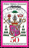 RFA Poste Obl Yv: 788 Mi:941 Bischof Wilhelm Emmanuel V.Ketteler (cachet Rond) (Thème) - Briefmarken