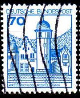 RFA Poste Obl Yv: 765A Mi:918A1 Wasserschloss Mespelbrunn (Lign.Ondulées) (Thème) - Castles