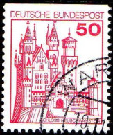 RFA Poste Obl Yv: 764Ab Mi:916CI/DI Schloss Neuschwanstein (TB Cachet Rond) Non-dentelé Haut (Thème) - Schlösser U. Burgen