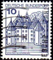 RFA Poste Obl Yv: 762 Mi:913AI Schloss Glücksburg (Lign.Ondulées) (Thème) - Castillos