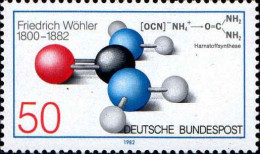 RFA Poste N** Yv: 981 Mi:1148 Friedrich Wöhler Chimiste (Thème) - Scheikunde