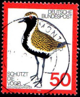 RFA Poste Obl Yv: 750 Mi:901 Schützt Die Vögel Goldregenpfeiffer (cachet Rond) (Thème) - Sonstige & Ohne Zuordnung