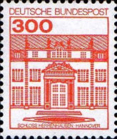 RFA Poste N** Yv: 971 Mi:1143A1 Schloss Herrenhausen-Hannover (Thème) - Castillos