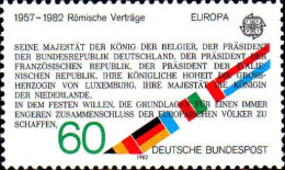 RFA Poste N** Yv: 963 Mi:1131 Europa Cept Römische Verträge (Thème) - Francobolli