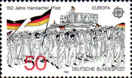 RFA Poste N** Yv: 962 Mi:1130 Europa Cept Hambacher Fest (Thème) - Briefmarken