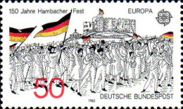 RFA Poste N** Yv: 962 Mi:1130 Europa Cept Hambacher Fest (Thème) - Timbres