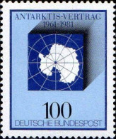 RFA Poste N** Yv: 946 Mi:1117 Antarktis-Vertrag (Thème) - Antarctic Treaty