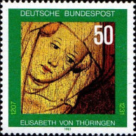 RFA Poste N** Yv: 947 Mi:1114 Elisabeth Von Thüringen (Thème) - Cristianismo