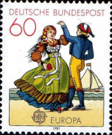 RFA Poste N** Yv: 929 Mi:1097 Europa Folklore Allemagne Du Nord (Thème) - Costumes