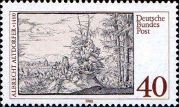 RFA Poste N** Yv: 913 Mi:1067 Albrecht Altdorfer Paysage Aux Deux Pins (Thème) - Engravings