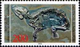 RFA Poste N** Yv: 822 Mi:975 Fossilien Urpferdchen-Grube Messel B.Darmstadt (Thème) - Fossielen