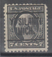 USA Precancel Vorausentwertungen Preo Locals Michigan, Ypsilanti 1917-217, Stamp Thin - Préoblitérés
